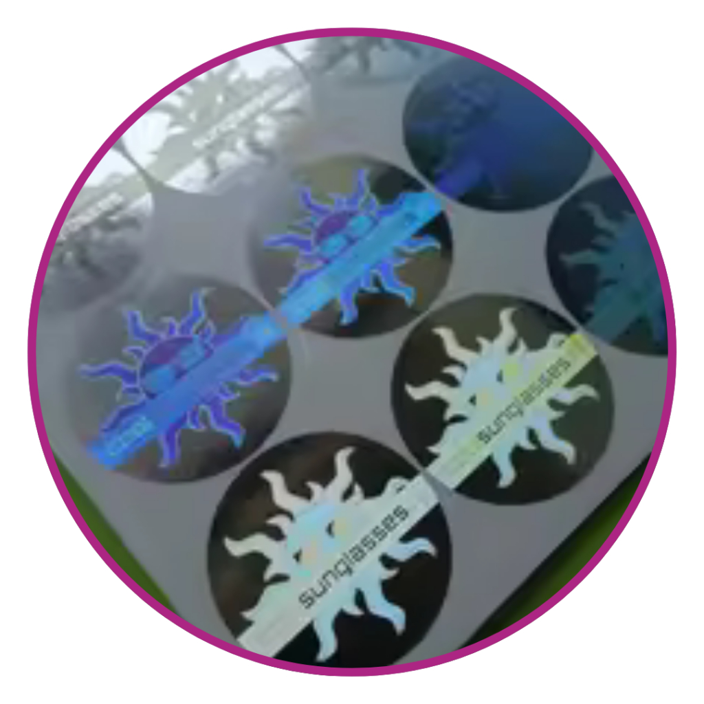 Hologram Labels on product packaging for brand protection