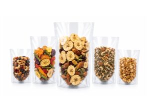Transparent Standup Pouch with Heat Seal Only